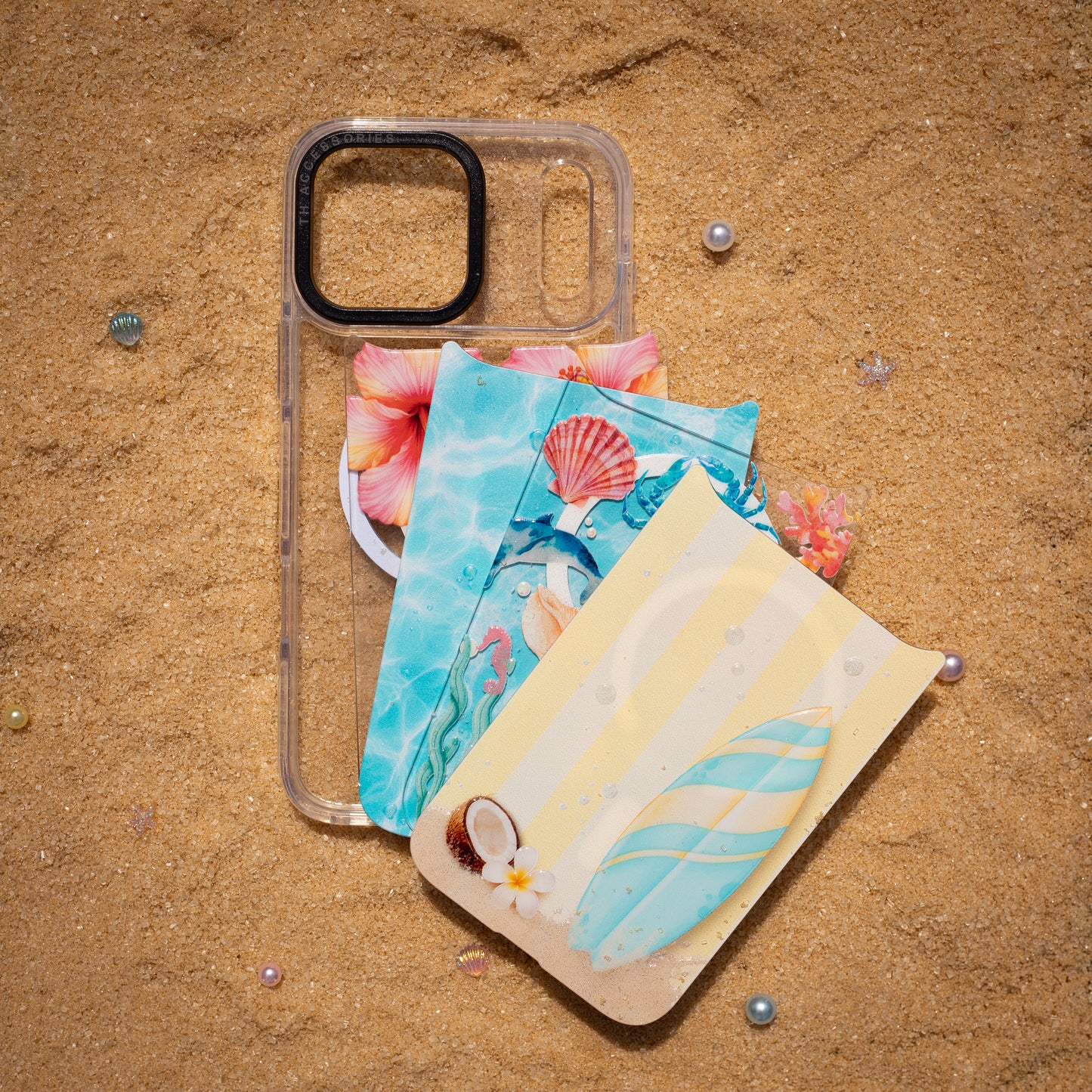 Core Case + 4 Click Cover Bundle - Coastal Collection