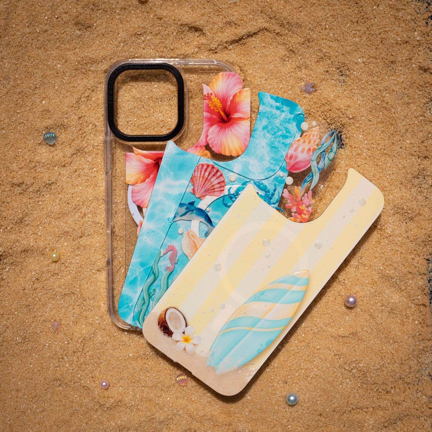 Core Case + 4 Click Cover Bundle - Coastal Collection