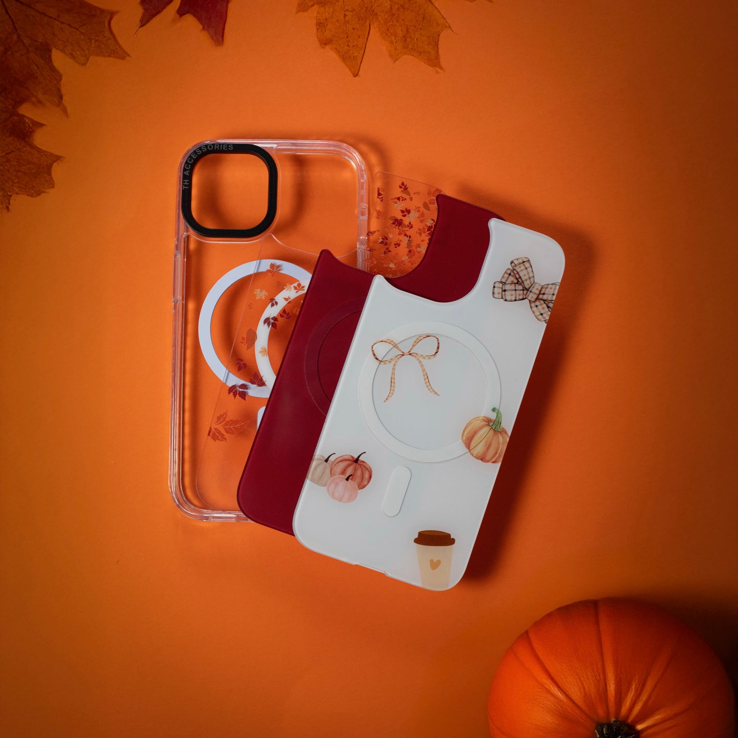 3x Autumn Click Cover + Case Bundle