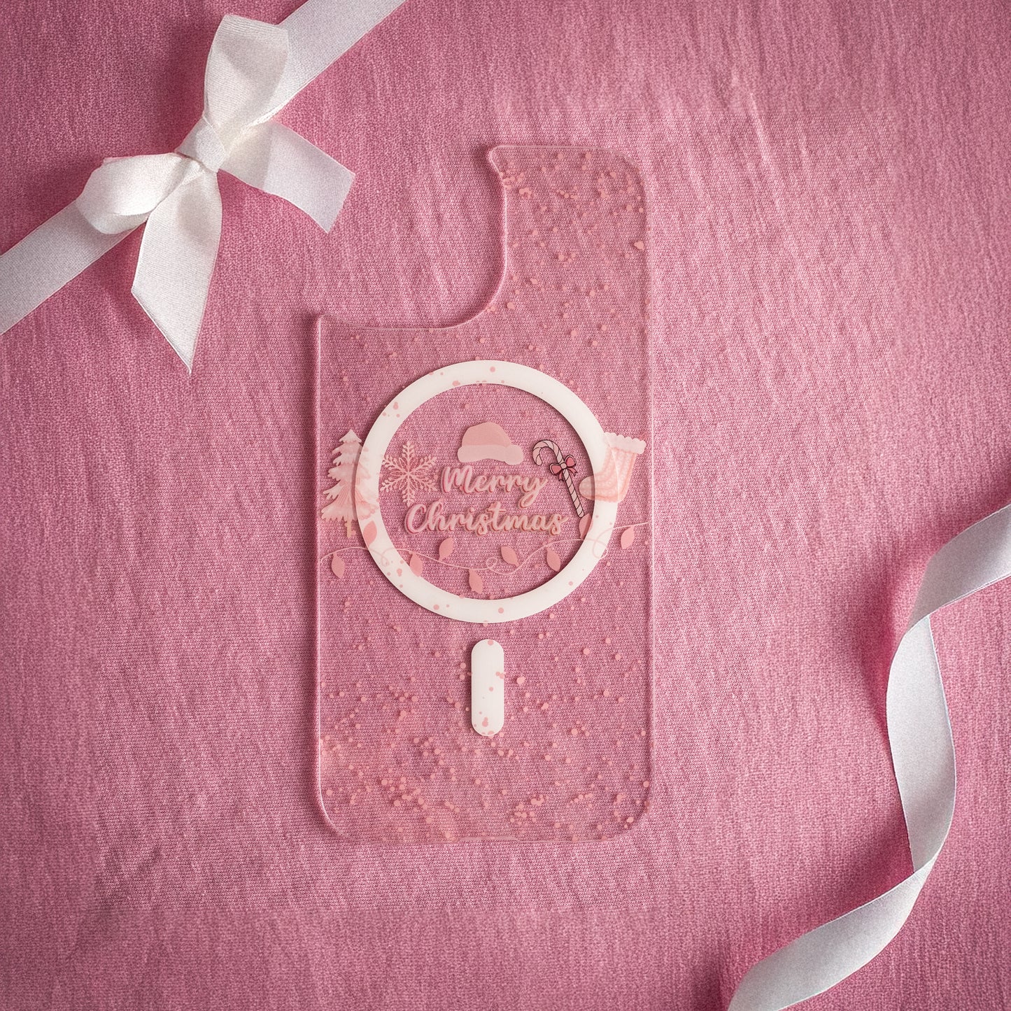 Click Cover - Pink Christmas